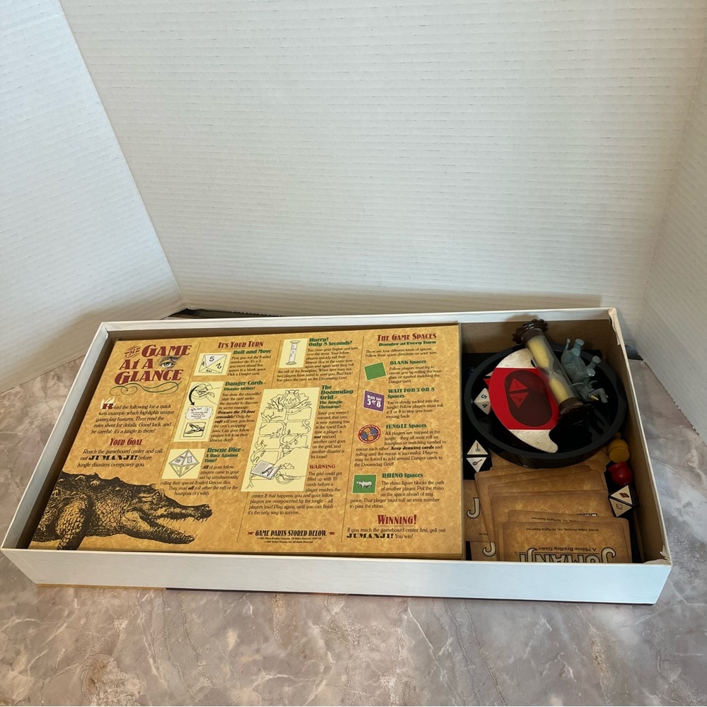 Vintage 1995 Jumanji Board Game - Picture 3 of 13